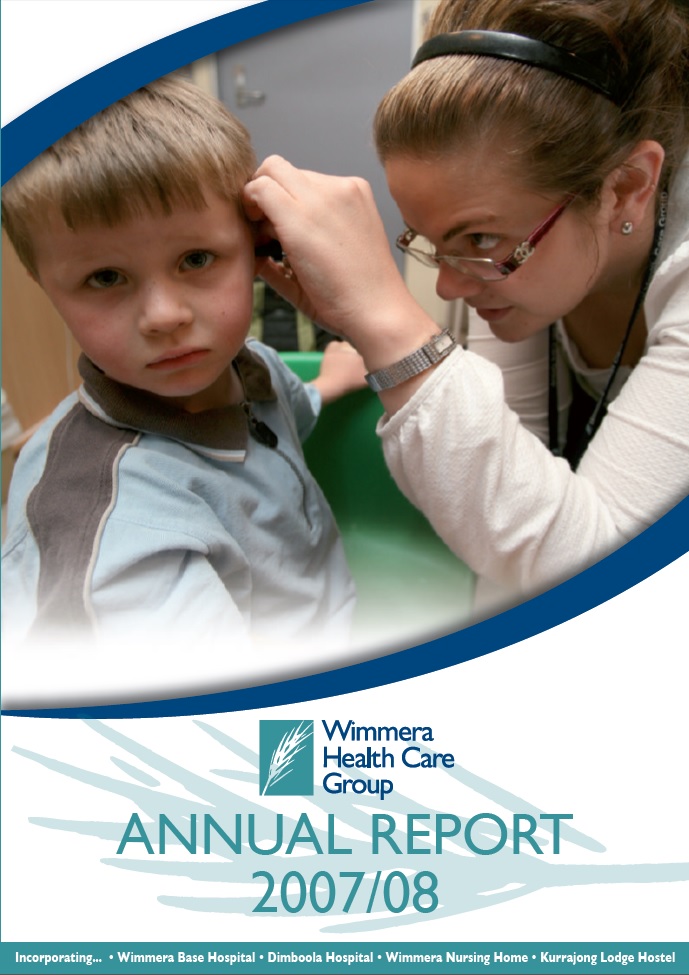 Annual Report Cover 2007 2008