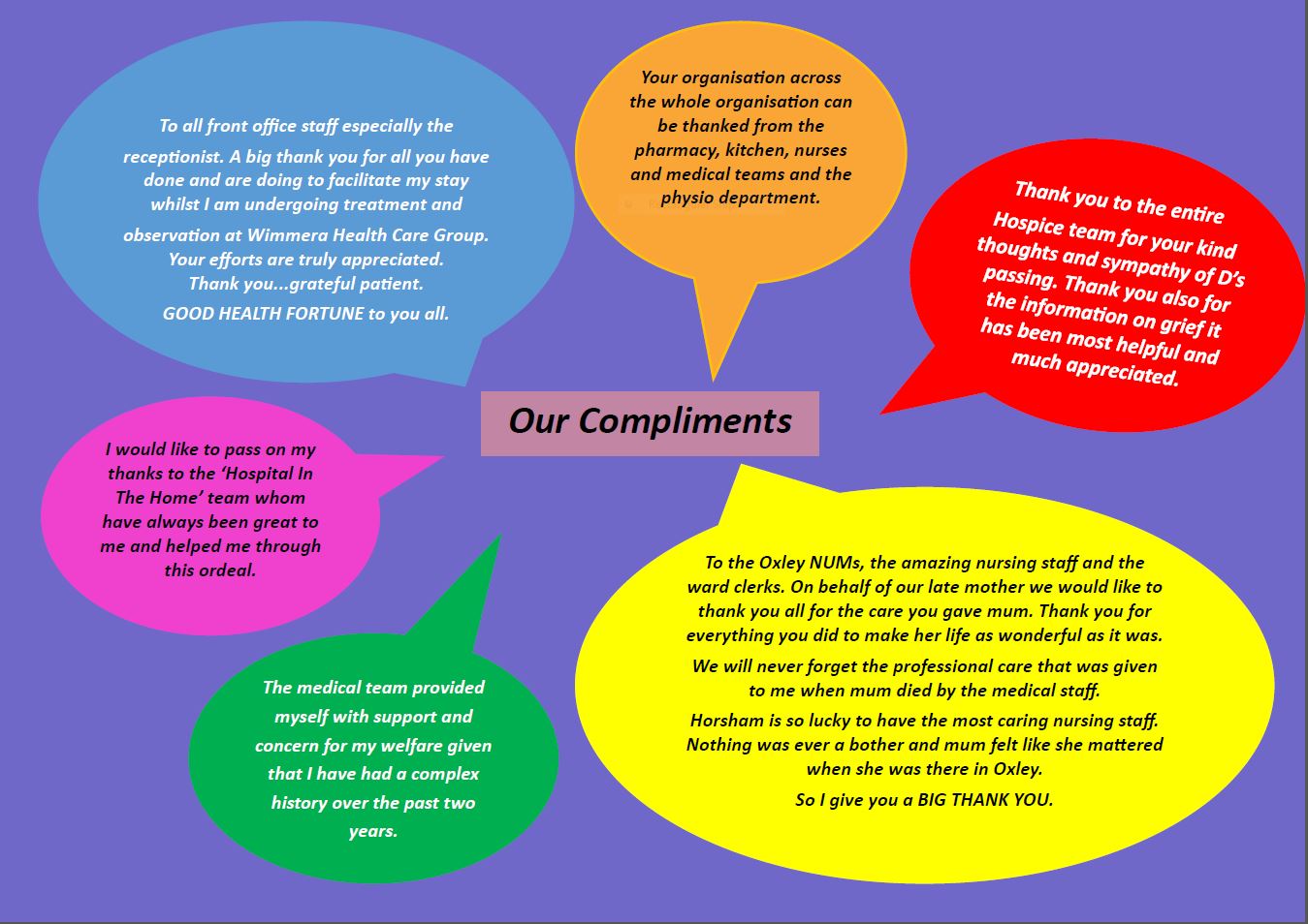 Our Compliments